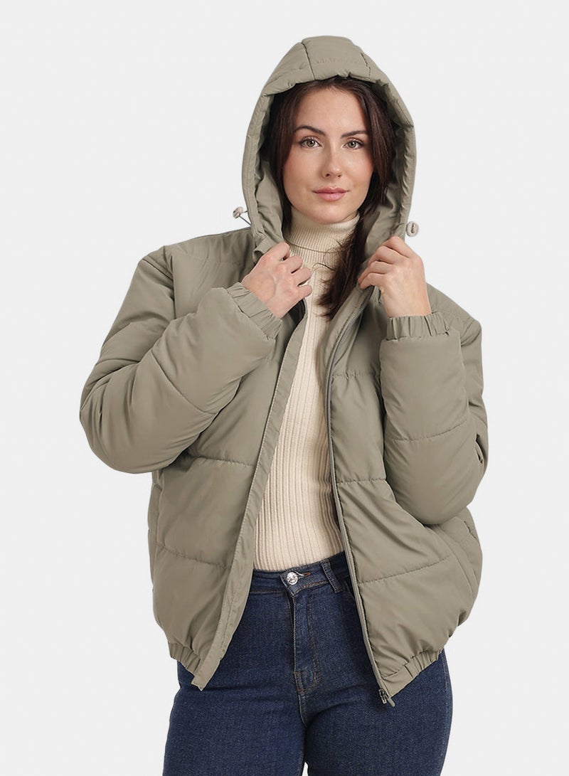 Carina Hooded Puffer Jacket - Image 2